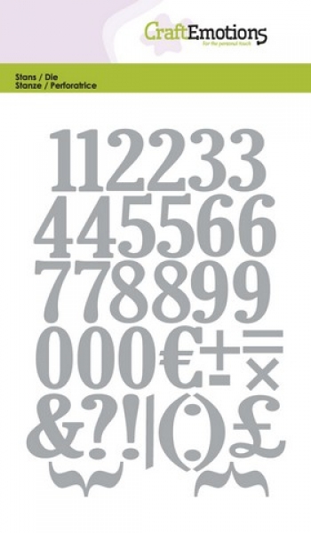 Craft Emotions Stanze - Numbers (Groß)